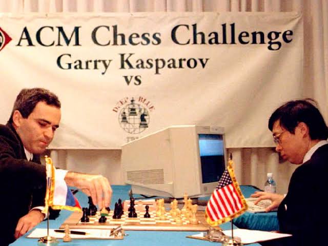 Pertandingan DeepBlue melawan Garry Kasparov dalam permainan catur