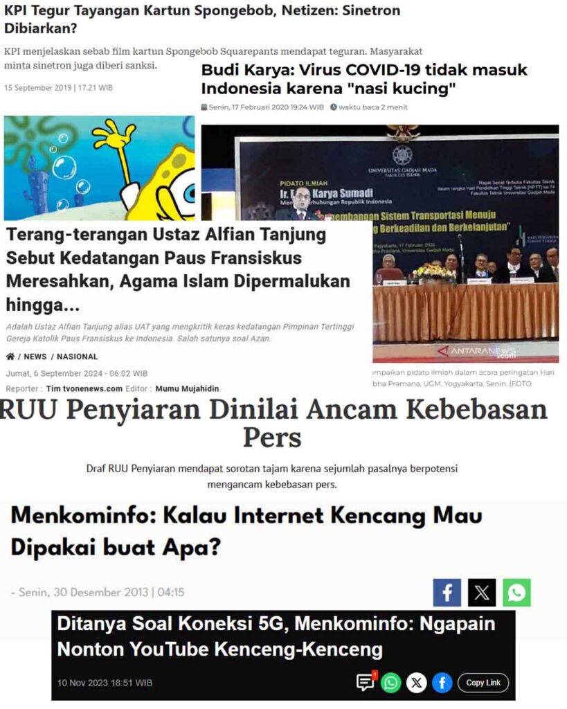 Keangkuhan akan pengetahuan yang kurang dan inkompetensi pada berbagai pihak